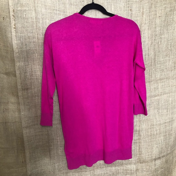 Banana Republic Pink Sweater SZ S Solid Fall - Picture 5 of 5